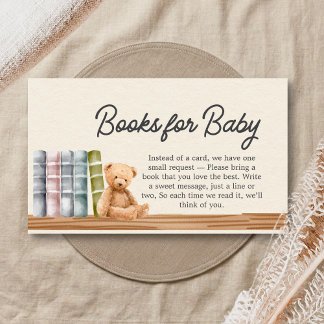 Livres pour bébé & Brunch Cartes de Vœux de Naissa