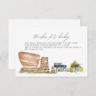 Livres pour bébé, carte Baby shower, Nation