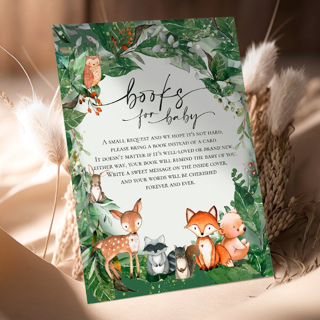 Livres pour bébé Insert Faune de la forêt (Créateur téléchargé)