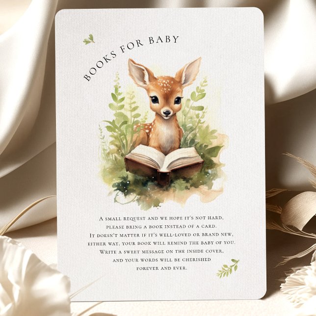 Livres pour carte de boîtier de cerfs de Baby show (Créateur téléchargé)