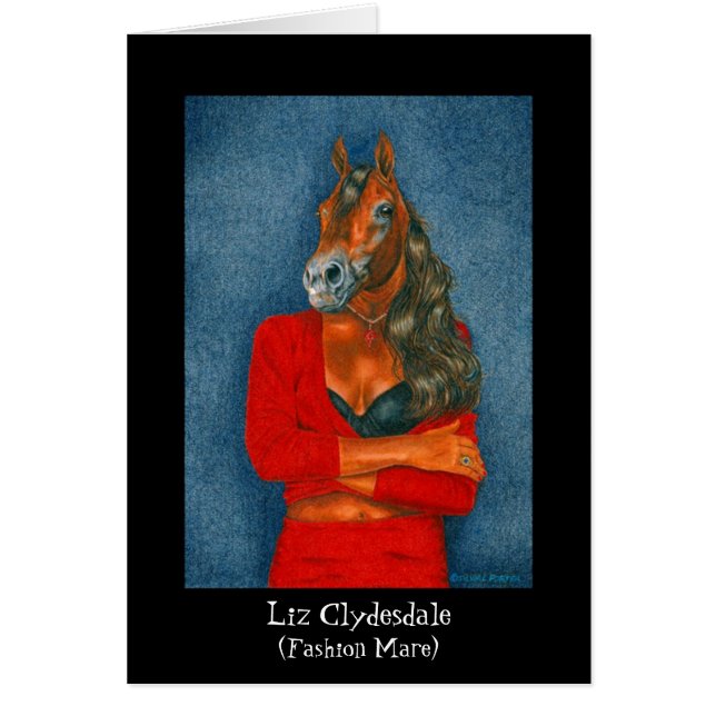 Liz Clydesdale (jument de mode) (Devant)