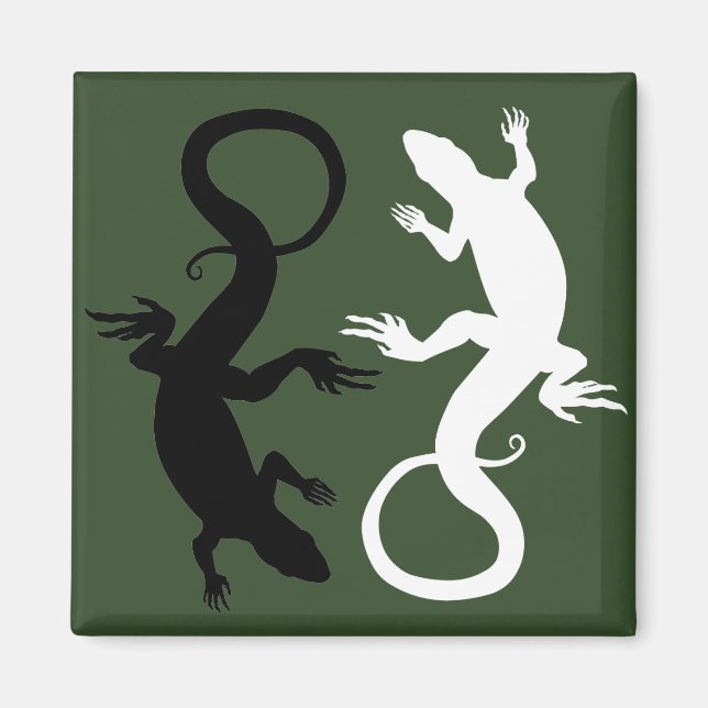 Lizard Art Frigo Magnet Reptile Magnets & GIfts (Devant)
