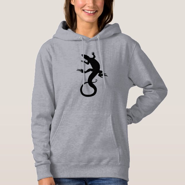 Lizard Art Sweat - shirt à capuche Sweatshirt Swea (Devant)