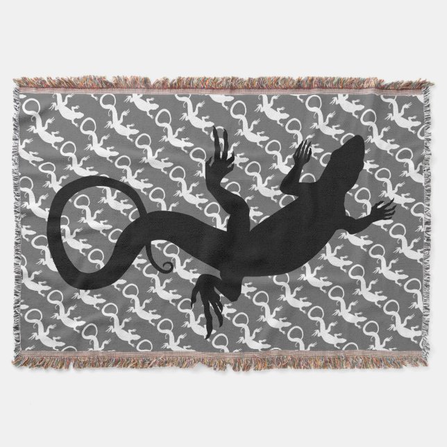 Lizard Couvertures D'Art Reptile Lizard Jetez Couv (Devant)