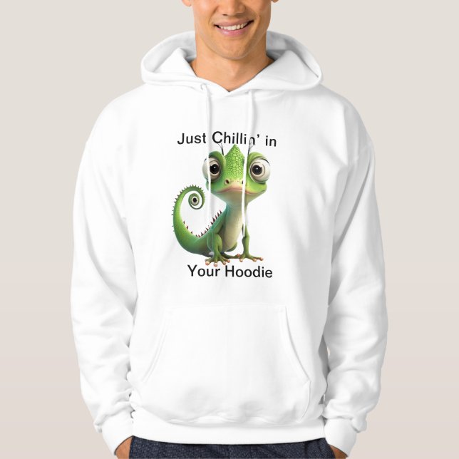 Lizard dans mon Sweat - shirt à capuche - Cool Poc (Devant)