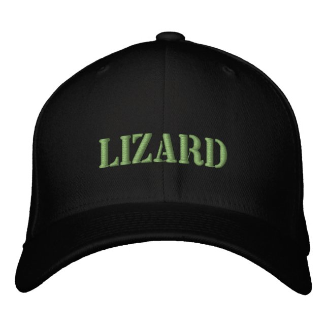 LIZARD EMBROIDEUR CASQUETTE DE BASEBALL (Devant)