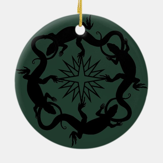 Lizard Ornementations Décorations Cool Cadeaux Rep (Dos)