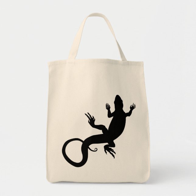 Lizard Sac fourre-tout Bio Reptile Art Sac d'achat (Devant)