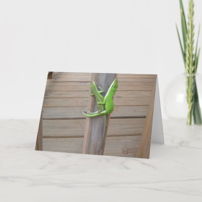 Lizards en amour - Enregistrer la carte Date (Devant)