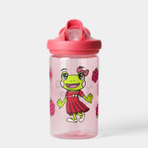 Lizzy the Frog Raspberry | Bouteille d'Eau