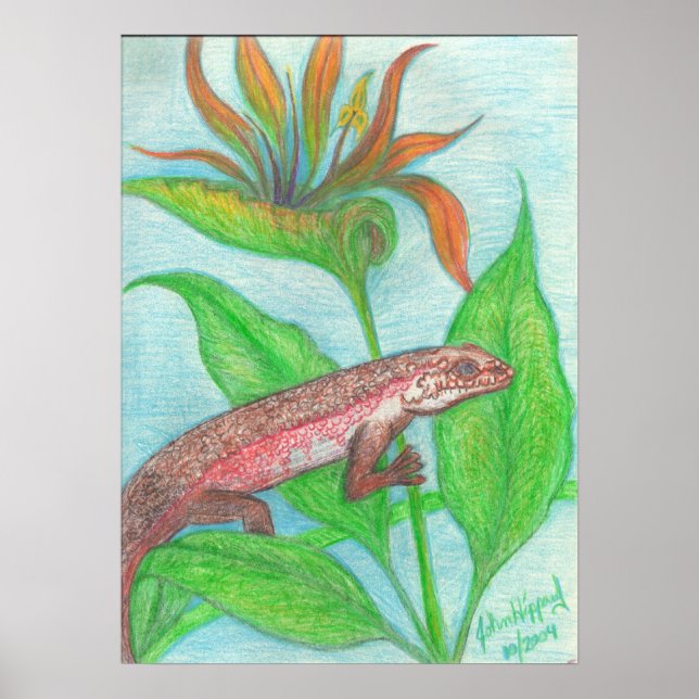 "Lizzzard, lizzzard, lizzzard" Poster (Devant)