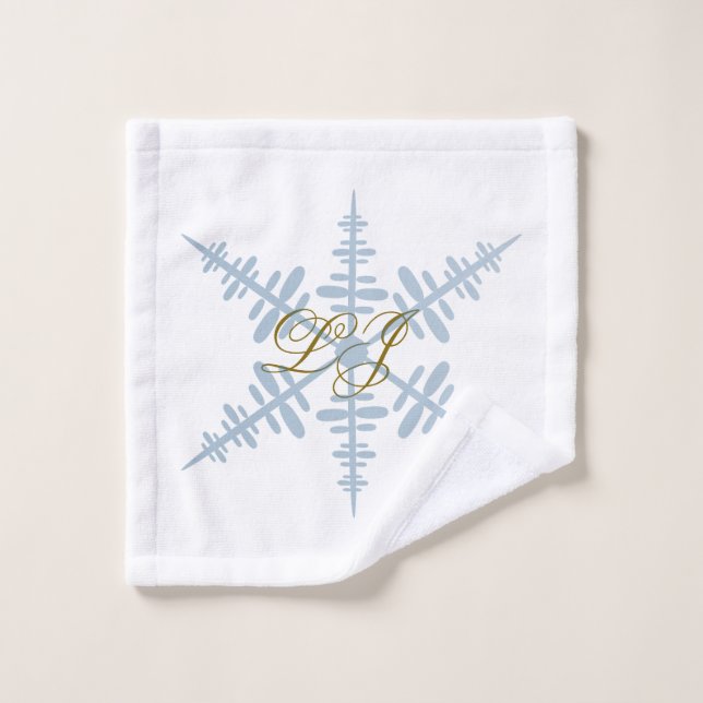 LJ Monogram Snowflake Towne (Gant de toilette)