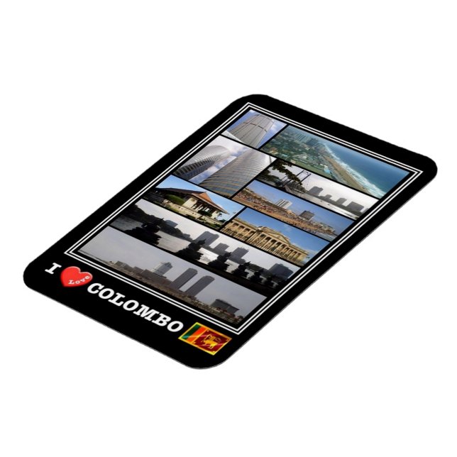 LK Sri Lanka - I Love Mosaic - Magnet (Côté Gauche)