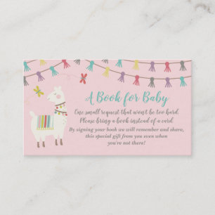 Llama Apporte Une Carte De Baby shower De Livre Ro