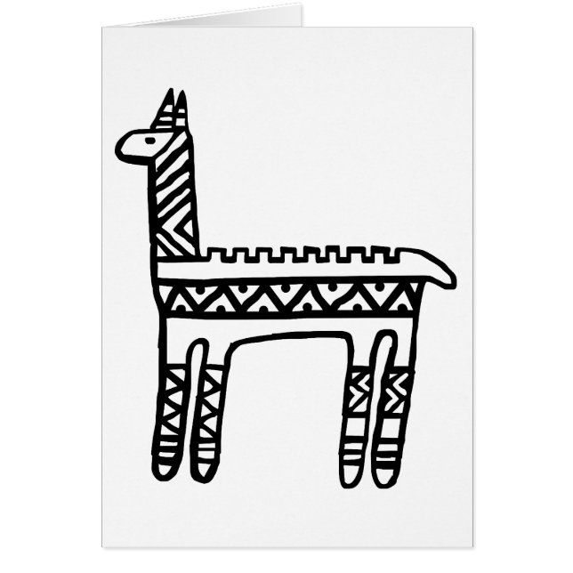 Llama-BW (Devant)