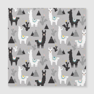 Llama cactus montagnes, motif sans soudure.