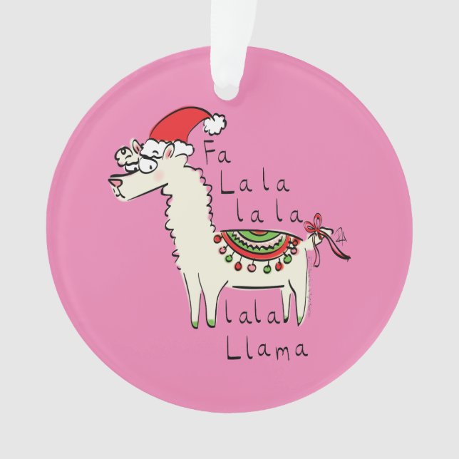 Llama Christmas Enfants mignonne Drôle (devant)