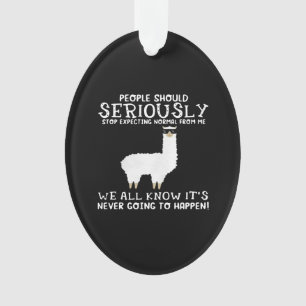 Llama Gift  Les gens devraient sérieusement