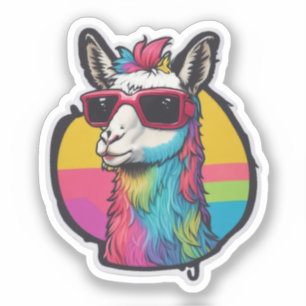Llama Lovers Unite Achetez notre Sticker