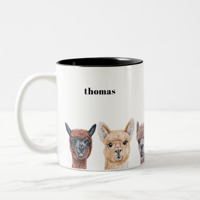 Llama Mugs (Gauche)