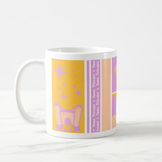 Llama Princess Coffee Mug (Gauche)