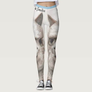 Llama Sourit Art Original Exercice Leggings