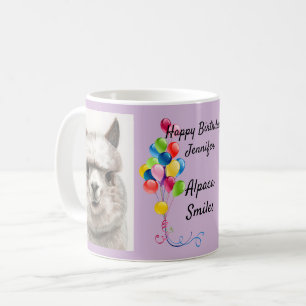 Llama sourit Fun Coffee Mug Tea Cup Joyeux Anniver