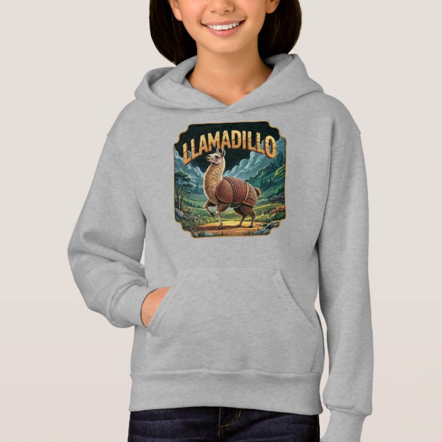Llamadillo Illustration Combo Créature Drôle (Devant)