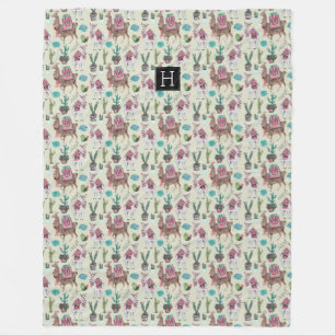 Llamas et Cactus de l'Ouest Grosses couvertures