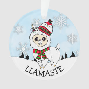 Llamaste La La La La Lama Noël à deux côtés
