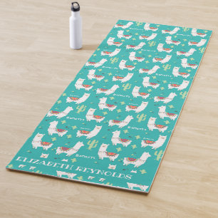 Llamaste   Tapis de Yoga Personnalisé Drôle de Lam