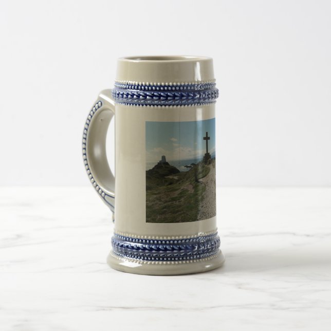 Llanddwyn Wales -Beer Mugs (Devant gauche)