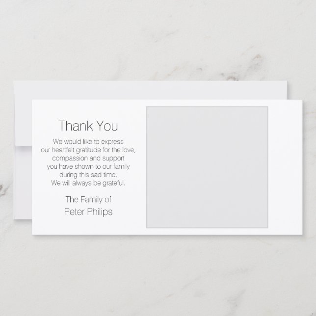 L'Merci de la sympathie des Modèles blancs à la fr (Devant)