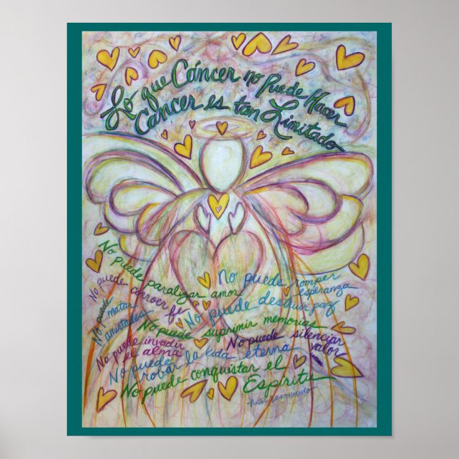 Lo que Cáncer no Puede Hacer Angel Poster Imprimer (Devant)