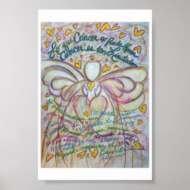 Lo que Cáncer no Puede Hacer Angel Poster Imprimer (Devant)