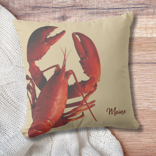 Lobster Beach House Lober Côtier Oreiller