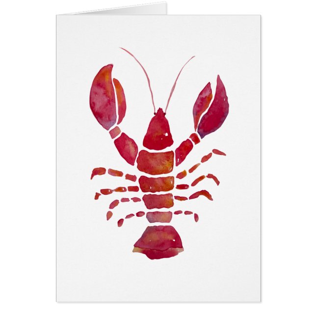 Lobster card (Devant)