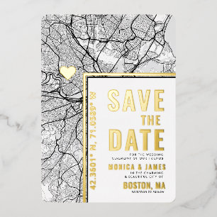 Localisateur d'amour de Boston   Carte de la ville