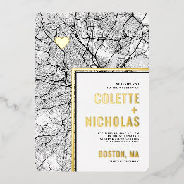 Localisateur d'amour de Boston | Thème carte de la