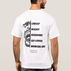 Locataires du T-Shirt de Taekwondo