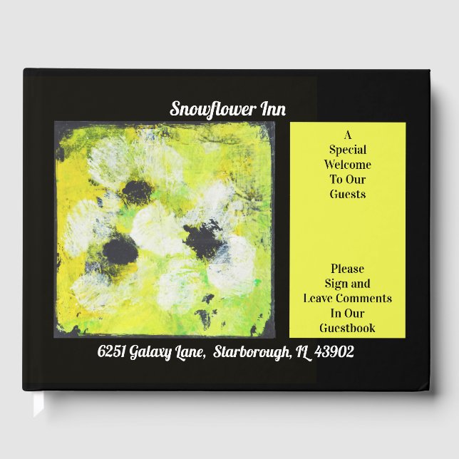 Location de fleur de neige Livre d'or (Recto)