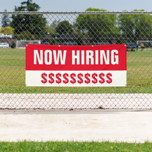 Location de panneaux de dollars grande bannière (En situation)