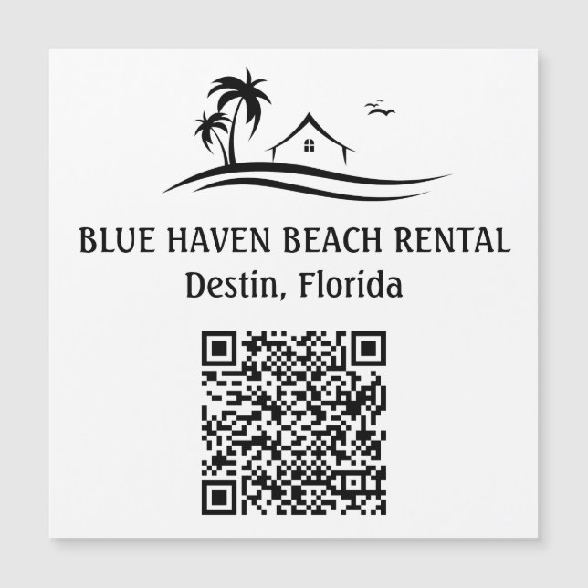 Location de plage Home STR QR Code Vacances (Devant)