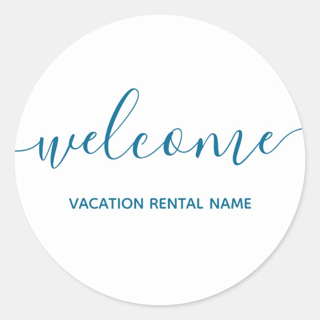 Location de vacances Sea Blue Welcome Sticker (Devant)
