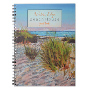 Location Plage Livre D'Invité Avec Art Côtier