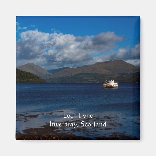 Loch Fyne, Scotland Magnet (Devant)
