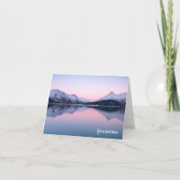 Loch Leven, Écosse Carte de voeux