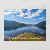 Loch Lomond, Ecosse, carte postale nature.