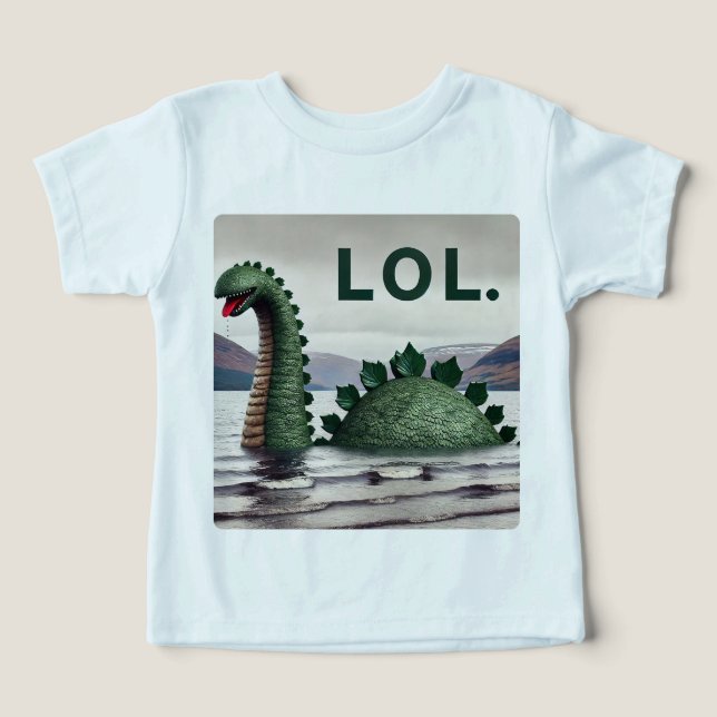 Loch Ness Monster Scottish Holiday LOL (Design Recto)