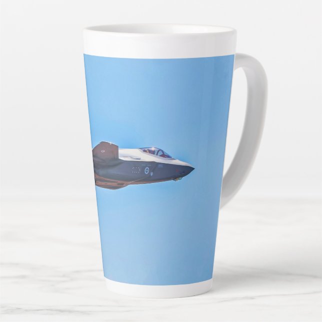 Lockheed Martin F-35A Lightning II Latte Mug (Angle droit)